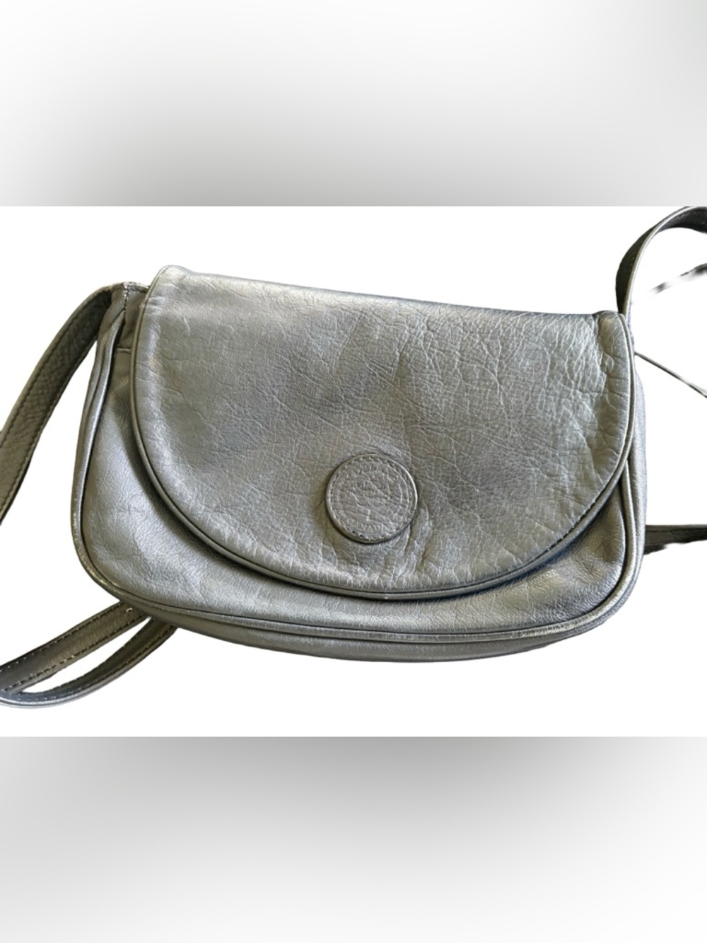 Vintage Delane Women's Black Leather Shoulder Bag